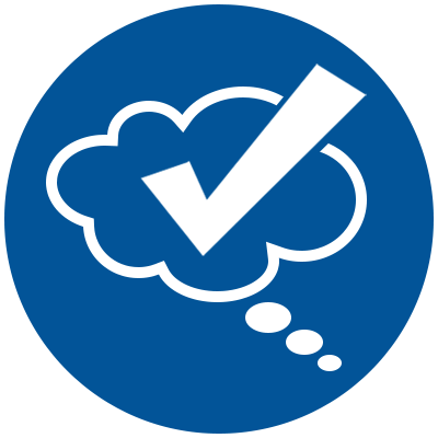 NORDP icon reflection bubble blue