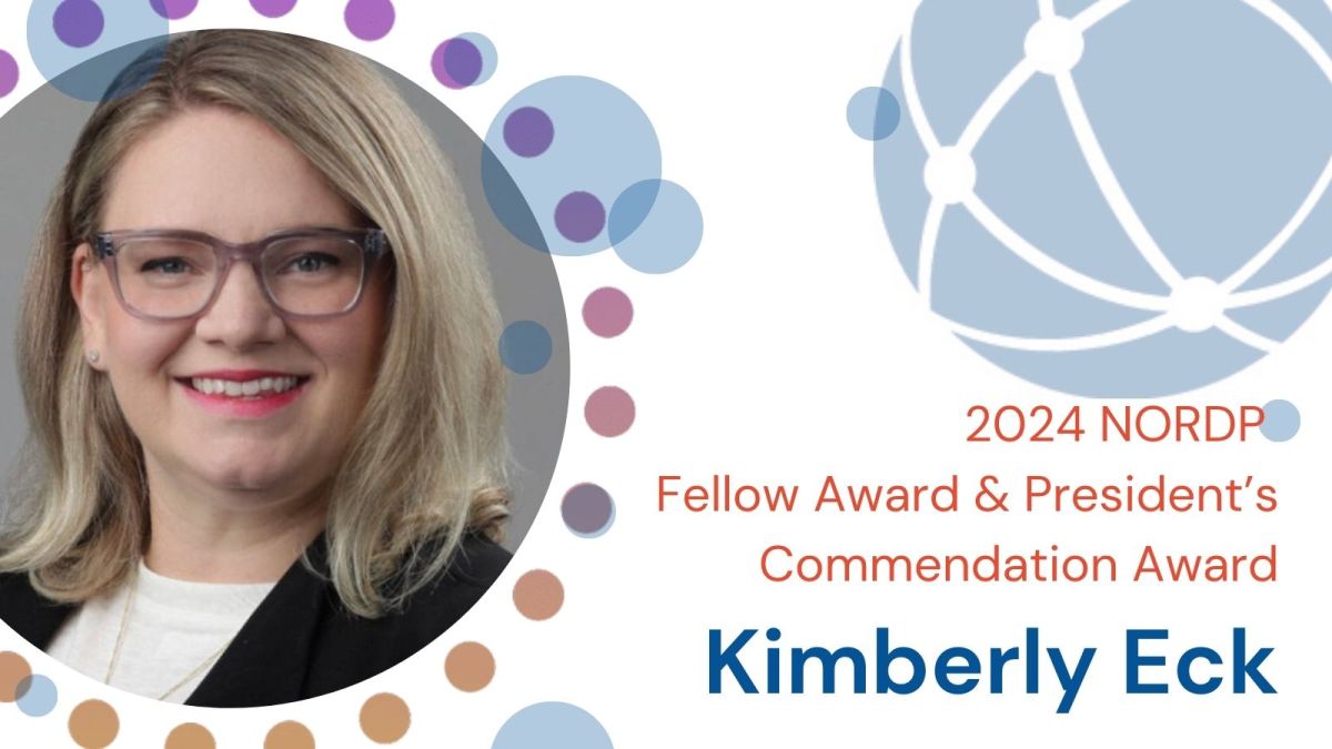 NORDP 2024 President’s Commendation: Dr. Kimberly&nbsp;Eck