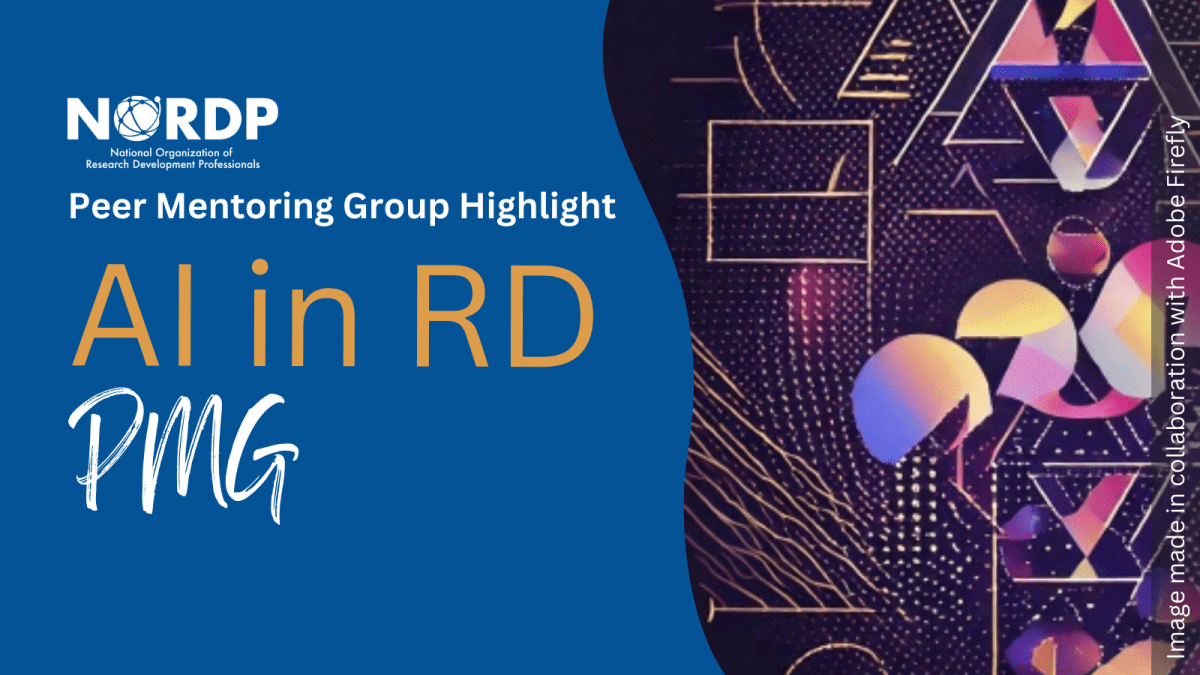 NEW AI in RD Peer Mentoring Group&nbsp;Forming!
